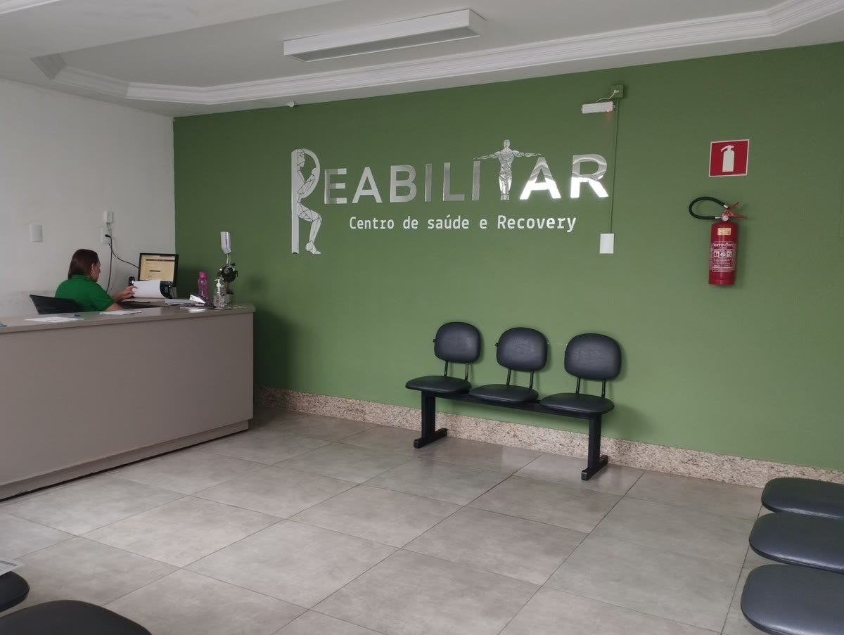 Recepção da clínica Reabilitar